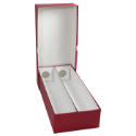 Double Row 2x2 Box - 10"- Red