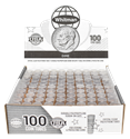 Round Coin Tube-Dime, 100/box