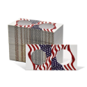 2x2 Paper Coin Holders for Half/Small Dollar/Quarter - American Flag