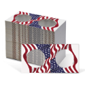 2.5x2.5 Paper Coin Holders for ASE/Large Dollar - American Flag