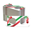2.5x2.5 Paper Coin Holders for ASE/Large Dollar - Mexican Flag