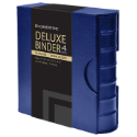 Cornerstone Large Capacity 4 D-Ring Binder & Slip Case (Navy Blue)