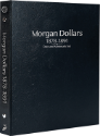 Morgan Dollars 1878-1891 Date & Mintmark Set Prestige Coin Album (Burgundy)