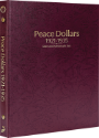 Peace Dollars 1921-1935, Date & Mintmark Set P, D & S (Burgundy)