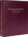 Roosevelt Dimes Starting 1946, Date & Mintmark Set P, D & S (Burgundy)