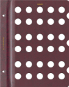 Blank Page, Dime (Burgundy)