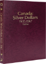 Canada Silver Dollars: 1935-1967 Date & Mintmark Set (Burgundy)