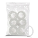 Defender Silicone Inserts U.S. $20 Gold - 34 mm Bulk 50 Pack