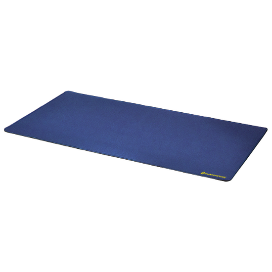 Desk Mat with Stitched Trim - 14 x 24 (Cobalt Blue)