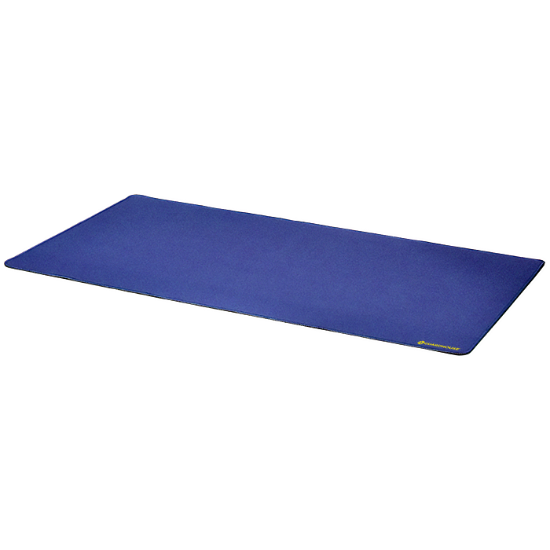 Desk Mat with Stitched Trim - 15.75 x 31.5  (Cobalt Blue)