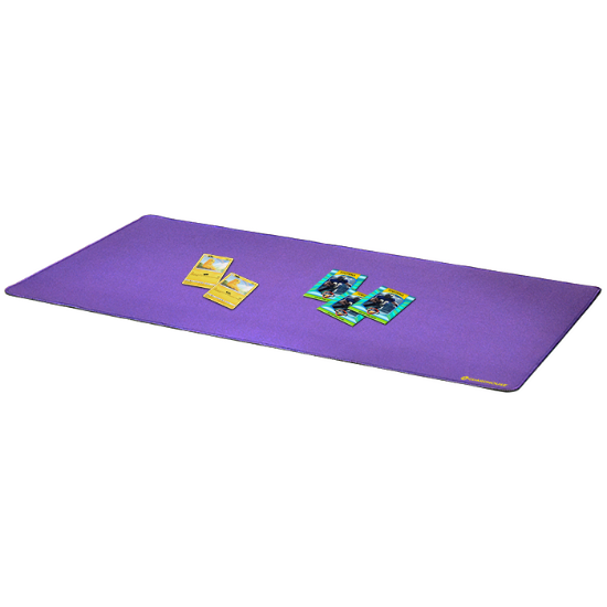 Desk Mat with Stitched Trim - 15.75 x 31.5 (Royal Purple)