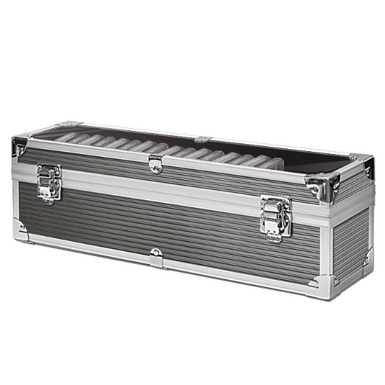 Falcon Series 25 Slab Box - Clear Top - Graphite