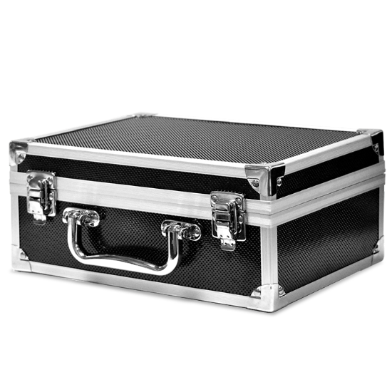 Falcon Series 36 Slab Box - Front Handle  - Diamond Pattern / Black