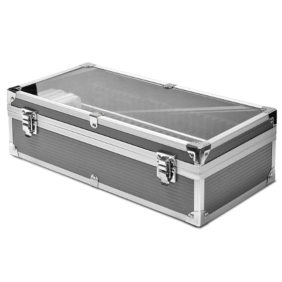 Falcon Series 50 Slab Box - Clear Top - Graphite