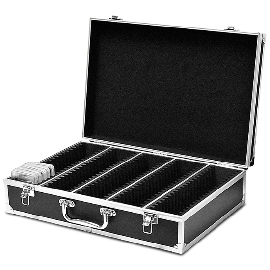 Falcon Series 100 Slab Box  - Front Handle  - Black Pleather
