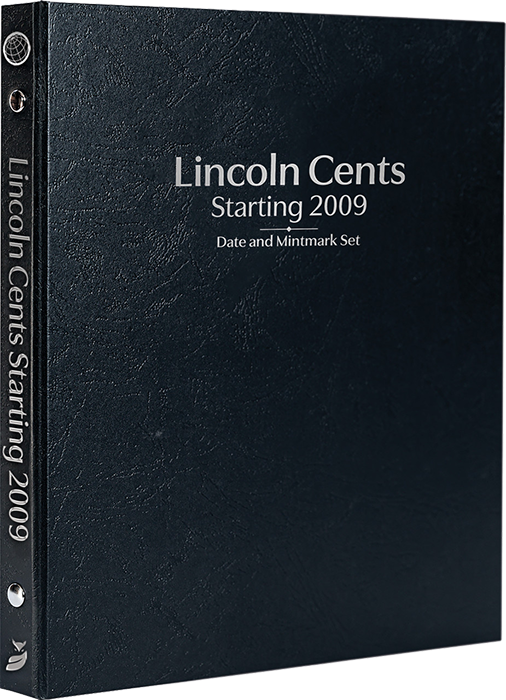 Lincoln Cents Starting 2009, Date & Mintmark Set P, D, S & W (Black)