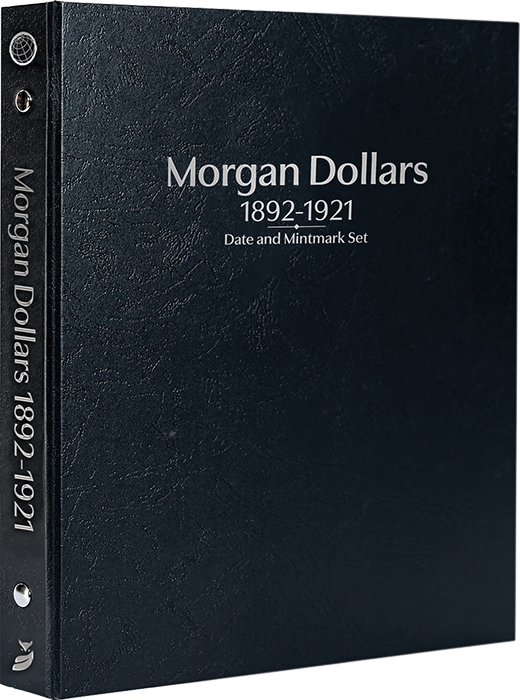 Morgan Dollars 1892-1921, Date & Mintmark Set P, D, CC, O & S (Black)