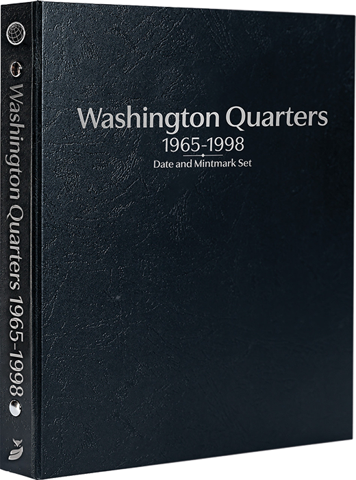 Washington Quarters 1965-1998, Date & Mintmark Set P, D & S (Black)