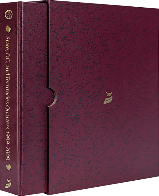 State, DC, and Territorial Quarters 1999-2009, Date & Mintmark Set P & D (7 pages)