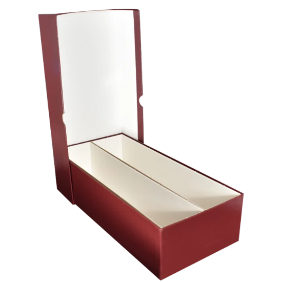 Double Row Slab Box - 12" - Maroon