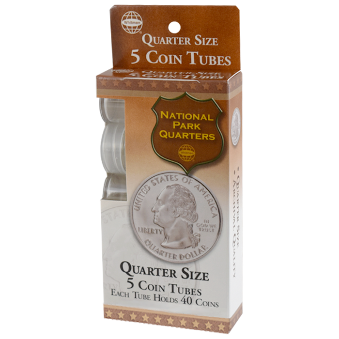 5 Round Coin Tube - Quarter